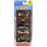 Набор машинок Hot Wheels Action 5 шт. (1806 GHP64)