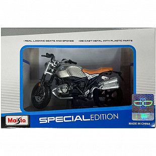Масштабная модель мотоцикла Maisto 1:18 BMW R nineT Scrambler (39300)