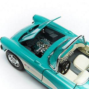 Масштабная модель автомобиля Maisto 1:24 Шевроле Корвет (1957) (31275) blue