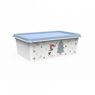 Ёмкость Berossi Christmas 4л cornflower ИК53661000