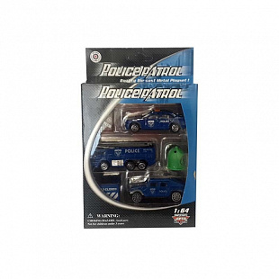 Набор машинок Qunxing Toys Полицейский патруль 3-555P