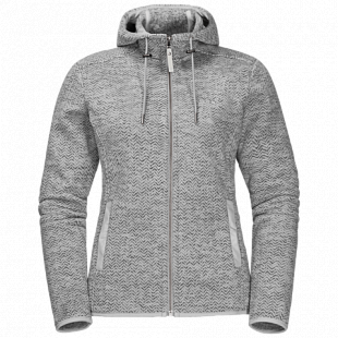 Джемпер женский Jack Wolfskin Patan Hooded Jacket W grey haze