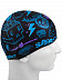 Шапочка для бассейна (плавания) взрослая Mad Wave Silicone Printed Street black