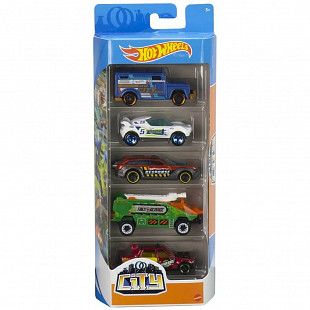 Набор машинок Hot Wheels City 5 шт. (1806 GTN41)