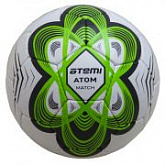 Мяч футбольный Atemi Atom hybrid р. 5 white/green