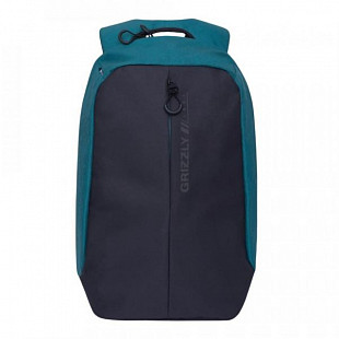 Рюкзак GRIZZLY RQ-920-1 black/turquoise