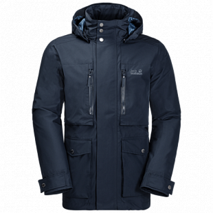 Куртка мужская Jack Wolfskin Bridgeport Bay Jacket night blue