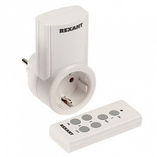 Радиоуправляемая розетка Rexant c пультом RX-001 10-6020