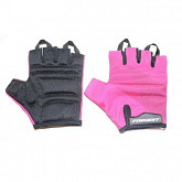 Велоперчатки Favorit SB-01-8543 black/pink