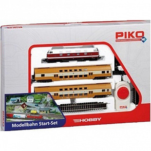 Игровой набор Piko Пассажирский поезд с двухэтажными вагонами 57135