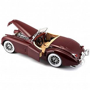 Коллекционная машина Bburago 1:24 Jaguar Xk 120 Roadster 1951 (18-22018) brown
