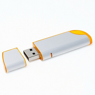 Флешка 16Gb CM1000416 Silver/Yellow