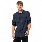 Рубашка мужская Jack Wolfskin Atacama Roll-Up Shirt night blue