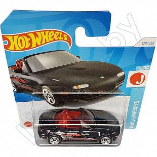 Машинка Hot Wheels Базовой коллекции '91 Mazda MX-5 Miata 120/250 (5785 HTC47) mainline 2024