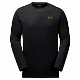 Футболка Jack Wolfskin Essential Longsleeve Men 1806041 black