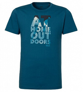 Футболка Jack Wolfskin Slogan T M blue