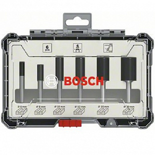 Набор пазовых фрез Bosch 6 мм 6 шт 2607017465