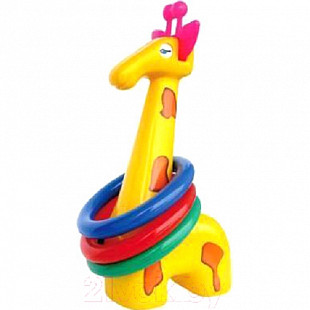 Игрушка развивающая Жираф с кольцами Nina 00063