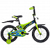 Велосипед Novatrack Flightline 16" (2019) Black/Green 167FLIGHTLINE.BK9