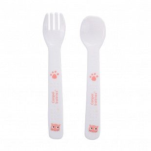 Детский обеденный набор Canpol babies 12м+ (4/401_pin) pink