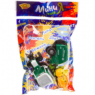 Набор YAKO трактор с прицепом и дерево M7729