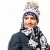 Шапка женская Jack Wolfskin Scandic Cap Women midnight blue all over