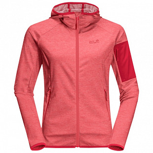 Куртка женская Jack Wolfskin Milford Hooded Jacket W tulip red