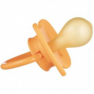 Пустышка Canpol babies Cute Animals Латексная Круглая 6-18 мес. (22/594_new) orange