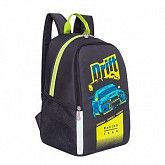 Рюкзак для мальчика GRIZZLY RB-863-1 black/lime