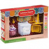 Игровой набор Happy Family 1513B  с фигуркой зверюшки, домохозяйка