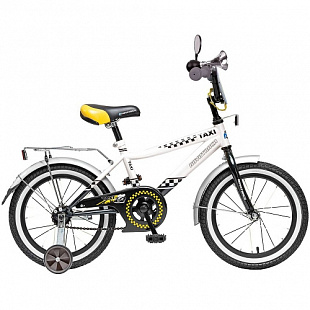 Велосипед Novatrack Taxi 20" (2016) Black/White 167TAXI.WT6