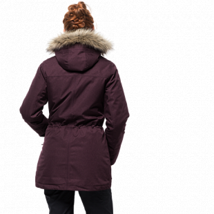 Куртка женская Jack Wolfskin Coastal Range Parka burgundy