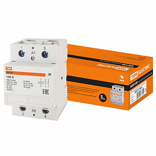 Контактор модульный Tdm КМ100/2-100 2НО SQ0213-0025