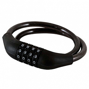 Велозамок кодовый Longus 10/650 мм (Black) 3550007