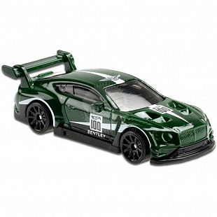 Машинка Hot Wheels Базовой коллекции 2018 Bentley Continental GT3 133/250 (5785 GRX93)