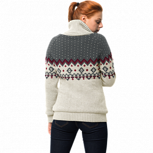 Джемпер женский Jack Wolfskin Northwind Jacket Women off-white