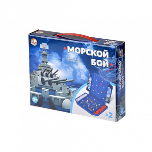 Игра детская настольная Десятое Королевство Морской бой мини 02152