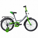 Велосипед Novatrack Vector 18" (2019) Silver/Green 183VECTOR.SL9