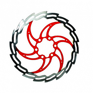 Тормозной диск Baradine DB-05D-160 red