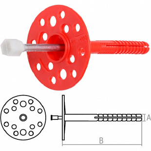 Дюбель для теплоизоляции Starfix 10х8 см SMW3-54070-1000