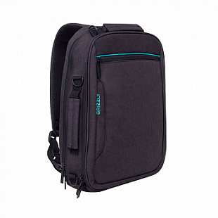 Городской рюкзак GRIZZLY RU-805-1 /1 black/turquoise