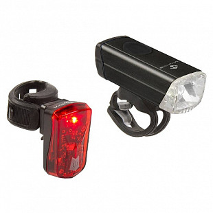 Фара передняя + фонарь задний M-Wave Atlas 20 USB 5-221092