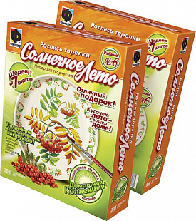 Творческий набор Fantazer 67763 Расписная тарелка «Рябина» 717026