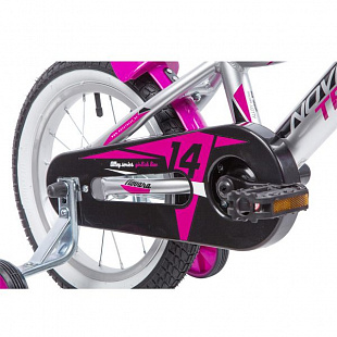 Велосипед Novatrack Novara 14" (2019) Silver/Pink 145ANOVARA.CP9