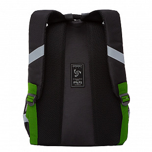 Рюкзак школьный GRIZZLY RB-157-1	 /2 black/light green