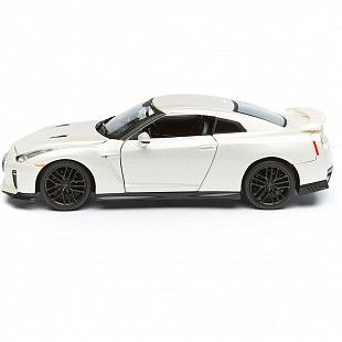 Машинка Bburago 1:24 Nissan GT-R (18-21082) white