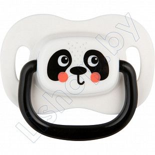 Пустышка Canpol babies BabiesBoo Силиконовая Симметричная 0-6 мес., 2 шт. (34/927_whi)