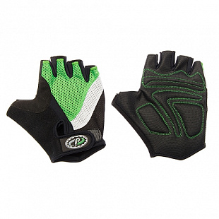 Велоперчатки Jaffson SCG 46-0210 black/white/green