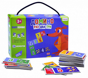 Детская настольная игра Dream Makers Домино раз два три RI1903