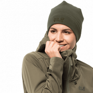 Шапка мужская Jack Wolfskin Real Stuff Cap woodland green 19590-5052559